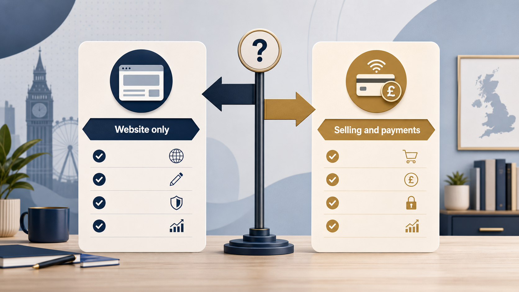 Help readers distinguish site-building needs from commerce and payment considerations before evaluating plan value
