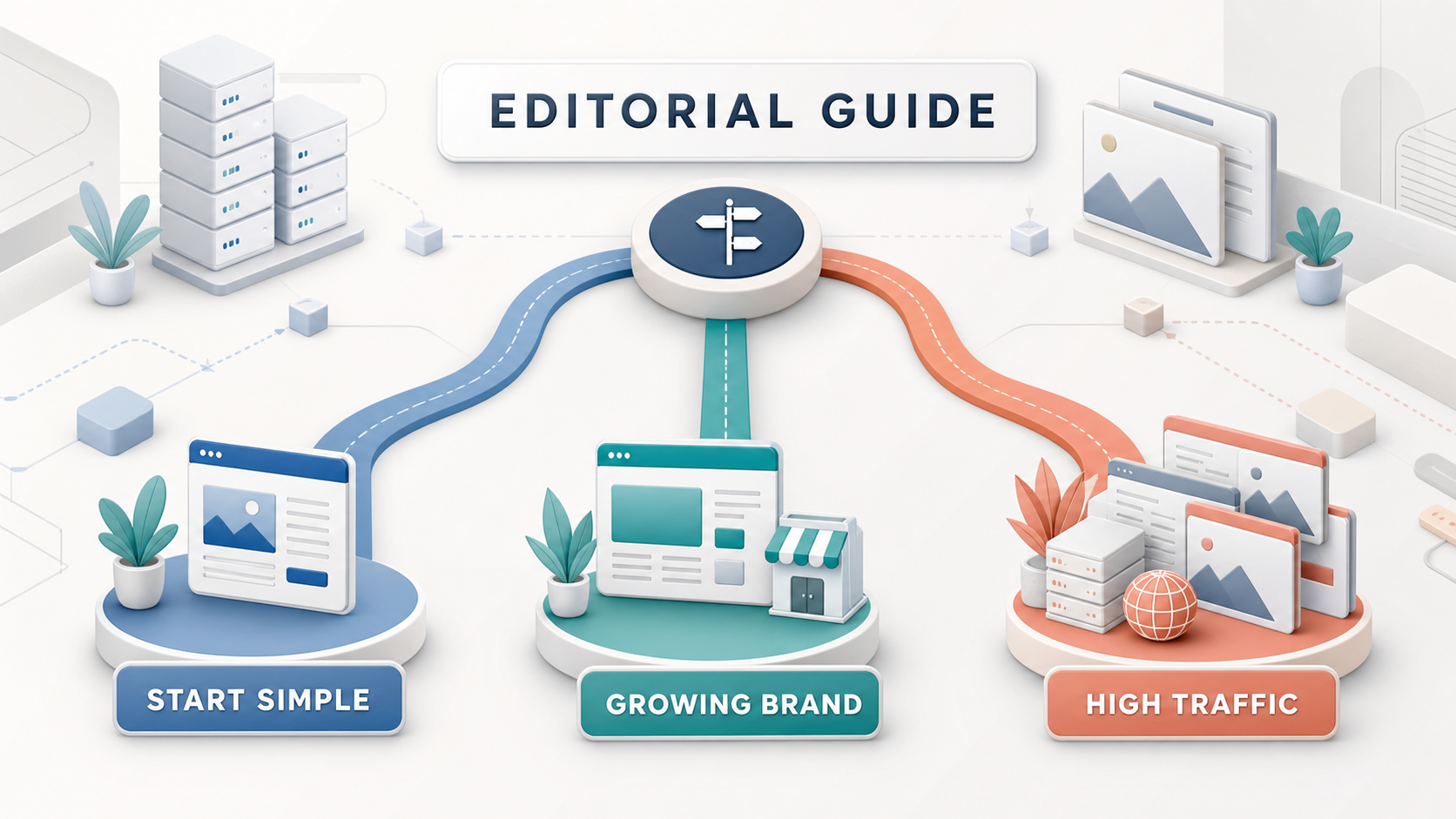 Editorial illustration for Hostinger Review: Strengths, Limits and Alternatives for UK Websites